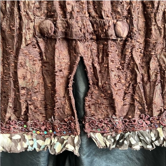 Gorgeous designer Alberto Makali brown jacket L, very flattering - Picture 8 of 8